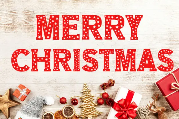 Christmas Stars Font