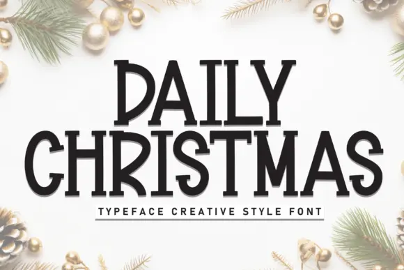 Daily Christmas Font