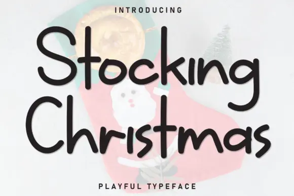 Stocking Christmas Font