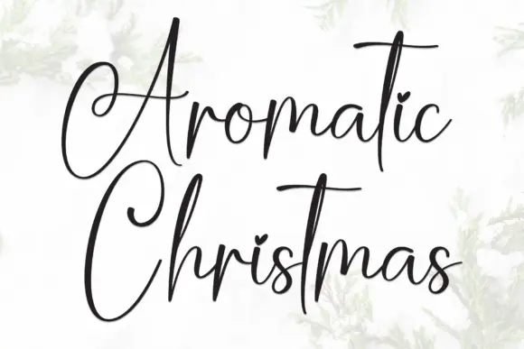 Aromatic Christmas Font