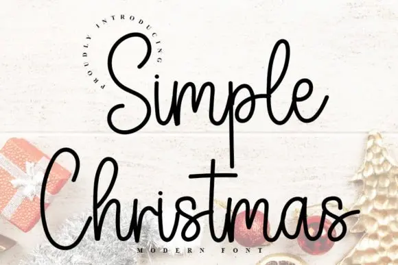 Simple Christmas Font