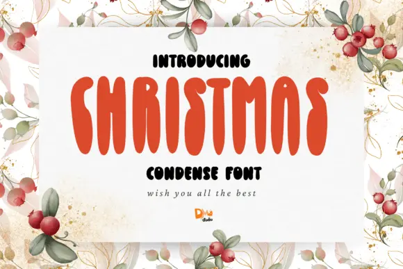 Chirstmas Condense Font