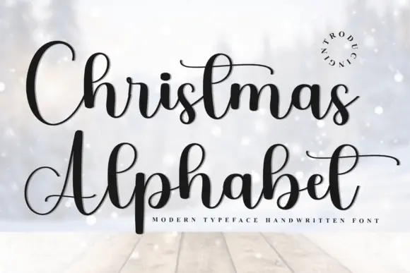 Christmas Alphabet Font