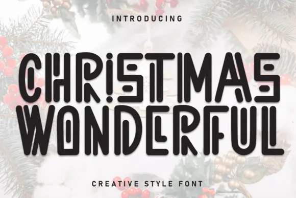 Christmas Wonderful Font