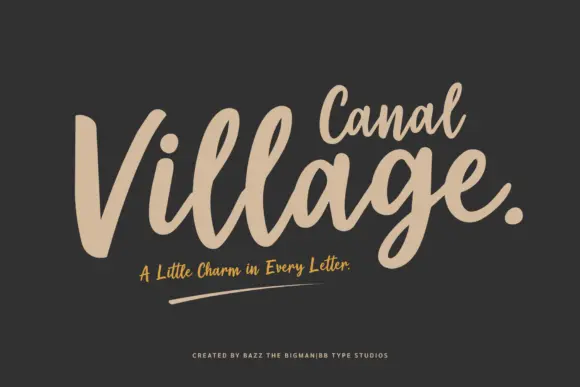 Canal Village Font