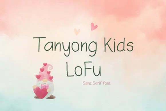 Tanyong Kids Lofu Font