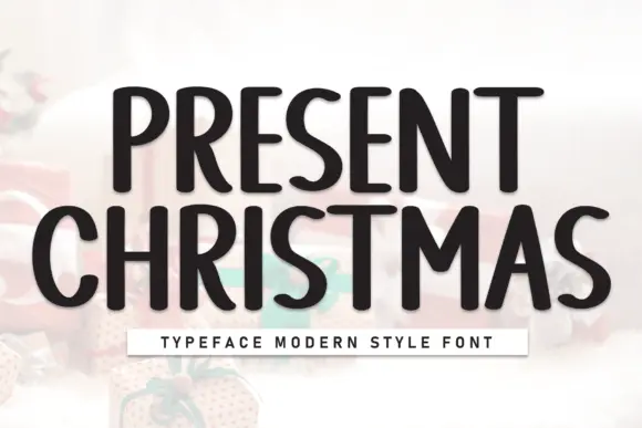 Present Christmas Font