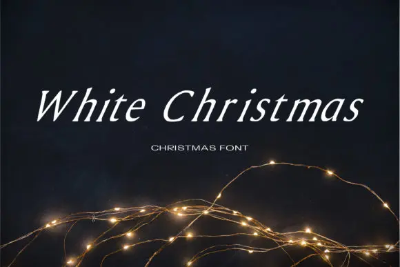 White Christmas Font