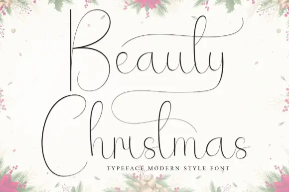 Beauty Christmas Font