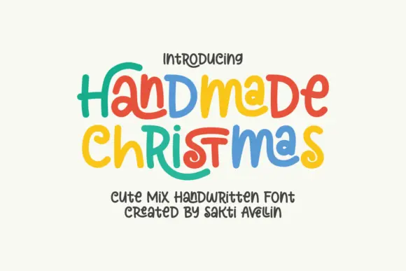 Handmade Christmas Font