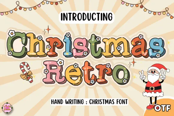 Christmas Retro Font