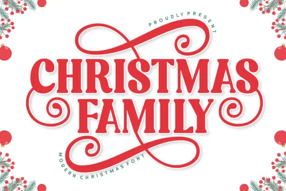 Christmas Family Font
