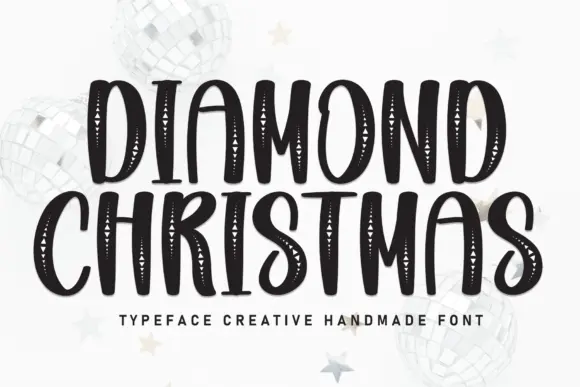 Diamond Christmas Font