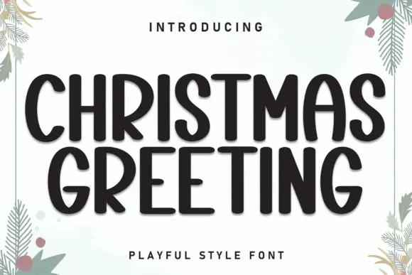 Christmas Greeting Font