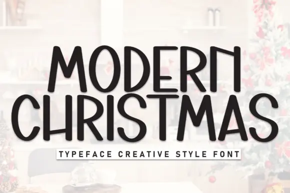 Modern Christmas Font